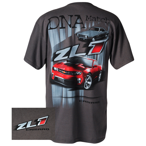 2010+ Camaro DNA MATCH ZL1 T-Shirt, Grey
