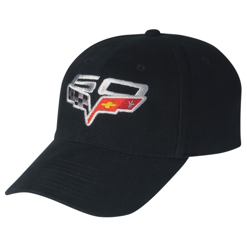 C6 Corvette 60th Anniversary Logo Cap, Hat