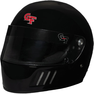 G-Force Helmet, GF3, Full Face, Snell SA2015, Head and Neck Support Ready, Black