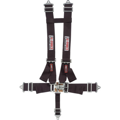 G-Force Harness, 5 Point, Latch and Link SFI 16.5, Pull Down Adjust, H-Type Bolt On for Corvette, Camaro and Others