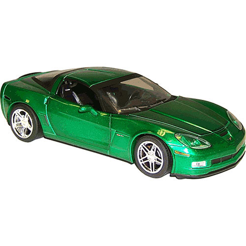 2008 Jetstream Blue Corvette Z06 GREEN MACHINE 1:24 GreenLight -50207