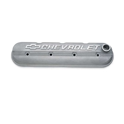 GM Performance Valve Cover, Competition, Stock Height, Breather Hole, Hardware/Gaskets, Chevrolet Logo, Aluminum