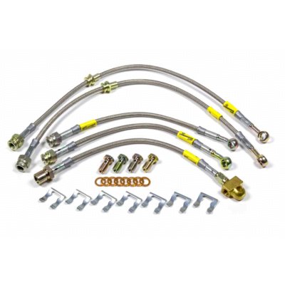 C5 / Z06 Corvette Goodridge G-Stop Series Strainless Steel Brake Lines, Set of 4