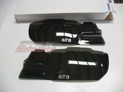 2010-13 Camaro GT Styling Head Light Covers, Carbon Fiber Look Blackout