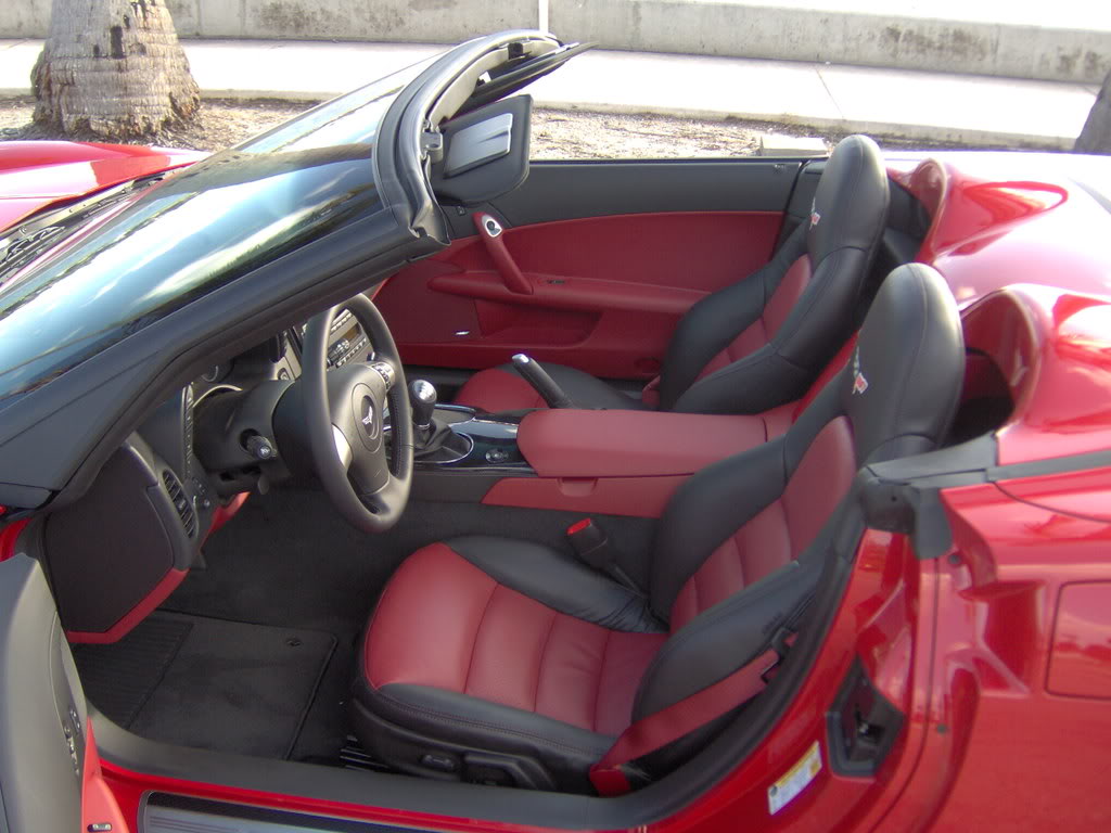 C6 Corvette OEM GM 2008–2011 Two-Tone Seat Covers Ebony/Cobalt