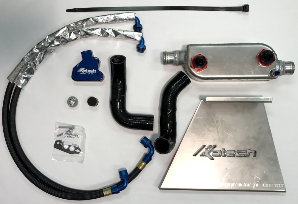 C7 Corvette Z06 Upgraded Engine Oil Cooler Kit, Katech Performance