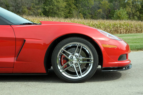 Z06 Corvette Style Facia Flares LH and RH  Kit C6 Coupe or Convertible - Fiberglass