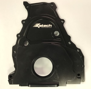 C7 Corvette, Camaro Katech Stingray/Z06/GS GEN 5 VVT-Delete Billet Front Cover, Dry Sump Version