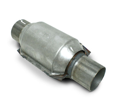 Catalytic Converter, High-Flow 400 Cell Per Inch 2.5" Inlet/Outlet (ea.)