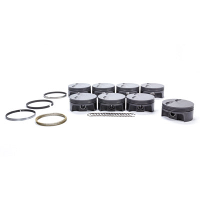 MAHLE LS7 Engine Piston and Ring, PowerPak, Forged, 4.130 in Bore, 1.0 x 1.0 x 2.0 mm Ring Groove, -3.0 cc