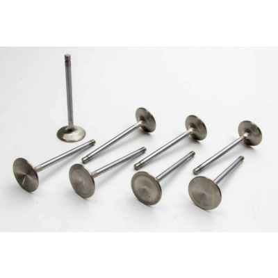 Exhaust Valve, Extreme Duty, 1.610 in Head, 0.314 in Valve Stem, 5.230 in Long, Stainless, LS7, Set of 8