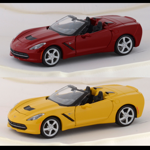 2014 1:24th Scale Corvette Stingray Convertible Diecast - By MAISTO