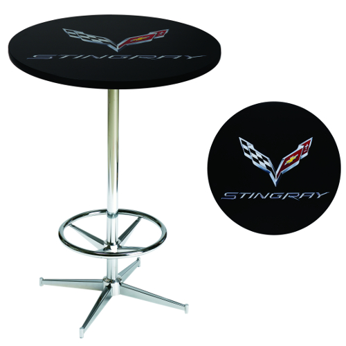 C7 Corvette Logo STINGRAY PUB TABLE