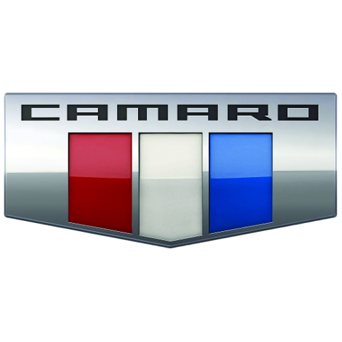 Camaro Six, 6th Generation Emblem, Steel Sign, 12" x 6"