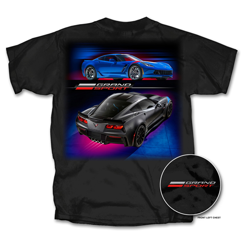 C7 Corvette C7 Grand Sport Black T-Shirt