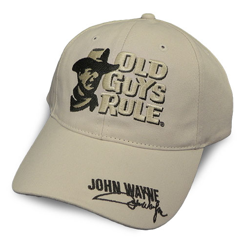 Old Guys Rule Got To Do John Wayne Stone Cap  -