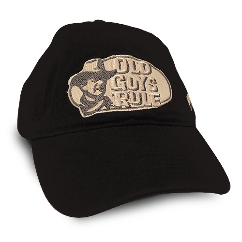 Old Guys Rule The Duke John Wayne Black Cap  -