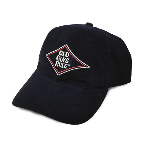 Old Guys Rule Diamond Logo Cap Black -OG309