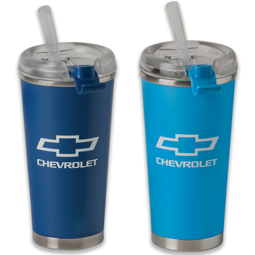 Chevrolet Bowtie Logo  BROOKLYN Travel Thermal Stainless Steel Mug Tumbler