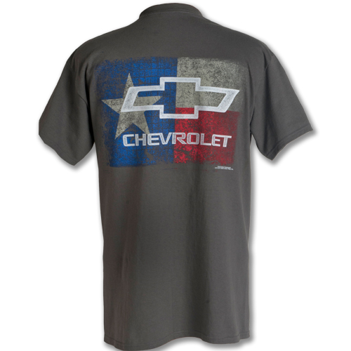 Corvette, Camaro Chevrolet Bowtie TEXAS Flag T-Shirt