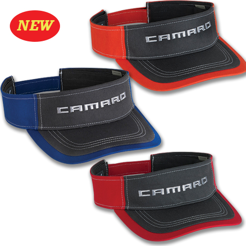 Camaro Sun Visor Hat, with CAMARO Logo on front