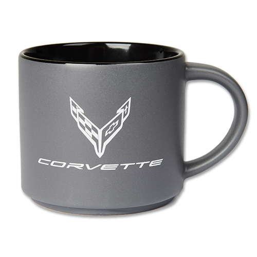 C8 Corvette, Next Gen Corvette 16oz Coffee Mug with New C8 Flag Emblem