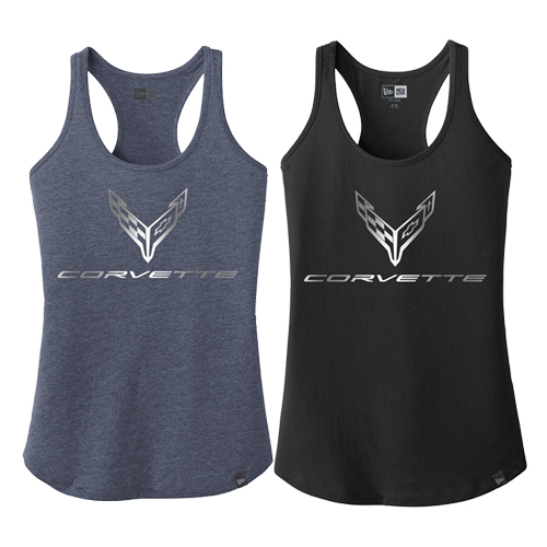 C8 Corvette, Ladies Next Generation C8 Corvette FOIL RACERBACK Tank Top