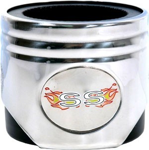 SS Super Sport logo Piston Koozie Can Cooler by MotorHead