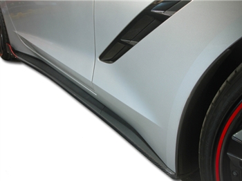 RKSport 14 Up C7 Corvette Stingray Rocker Panels - ALL Carbon Fiber