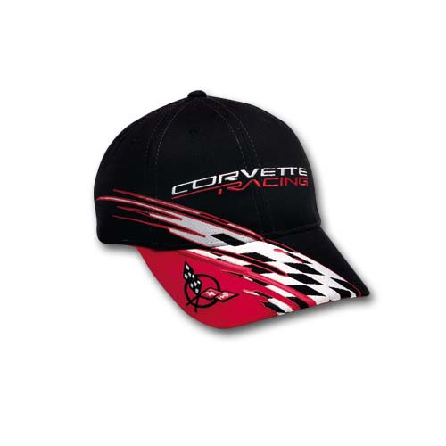 C5 Corvette Racing Hat Black with "Corvette Racing" Logo