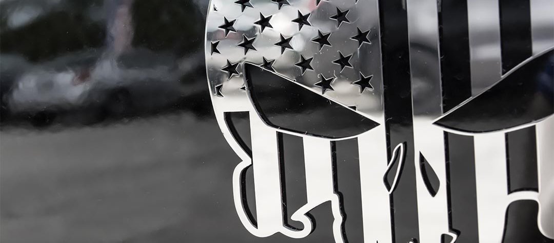 American Pride Patriot Skull 6'' Polished Stainless 1pc American Pride Patriot Skull 6'' Polished Stainless 1pc, ; Polished 1PC