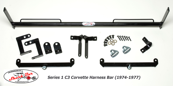 Vetteworks Sharkbar Series 1 C3 Corvette Harness Mounting Bar for Track Events  1974-1977