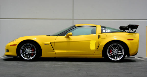 C6 Corvette Custom Carbon Fiber Rear Racing Wing