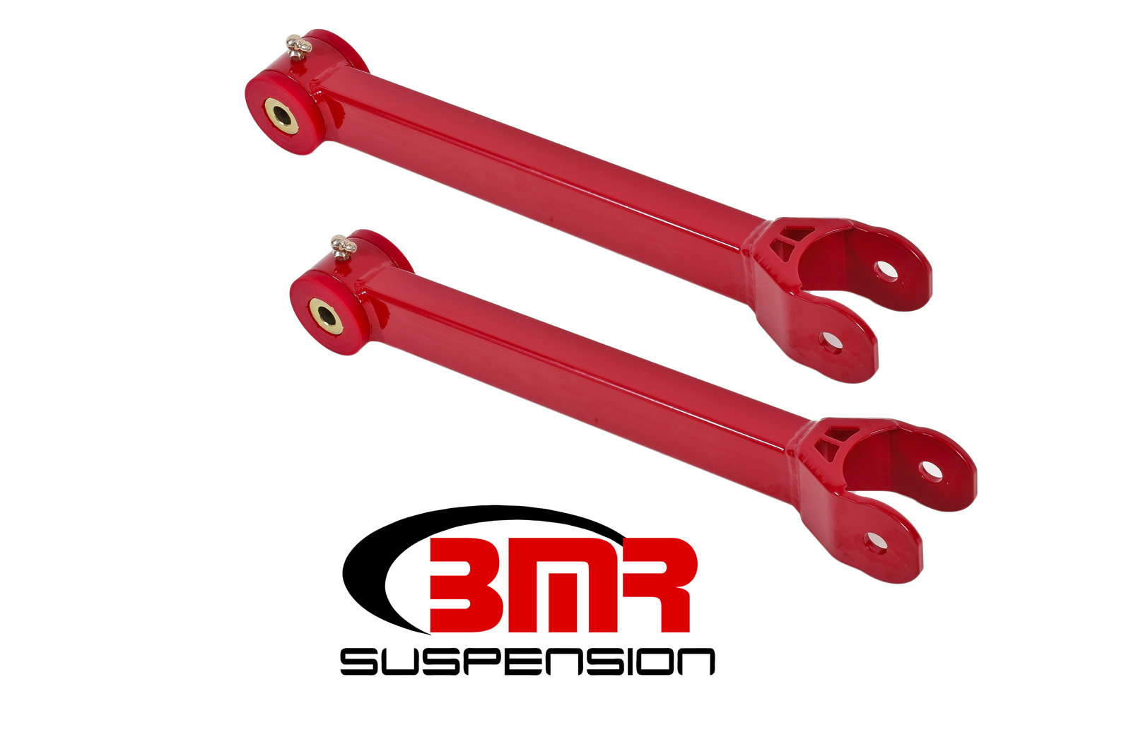 Lower Trailing Arms, Non-adjustable, Poly, Fits all 2016-newer Chevrolet Camaros , BMR Suspension - TCA059R