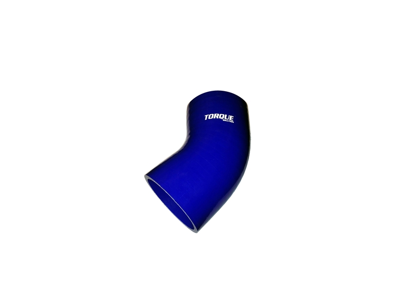 Torque Solution 45 Degree Silicone Elbow: 2" Blue Universal