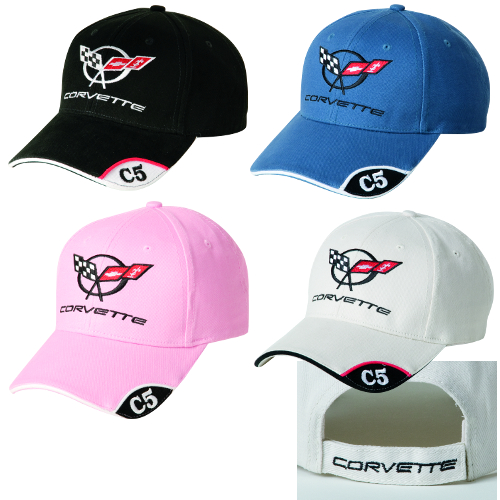 C5 Corvette C5 Logo Cap, Hat with C5 Logo on bill