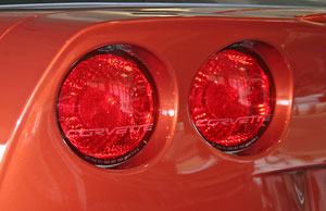 05-13 Corvette Rear Brake Light Etched "Corvette" Letters