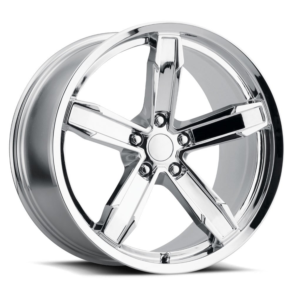 5th and 6th Gen Offsets IROC-Z style Camaro Wheel, Single Wheel, 20"x10" in Chrome Finish, w/Center Cap