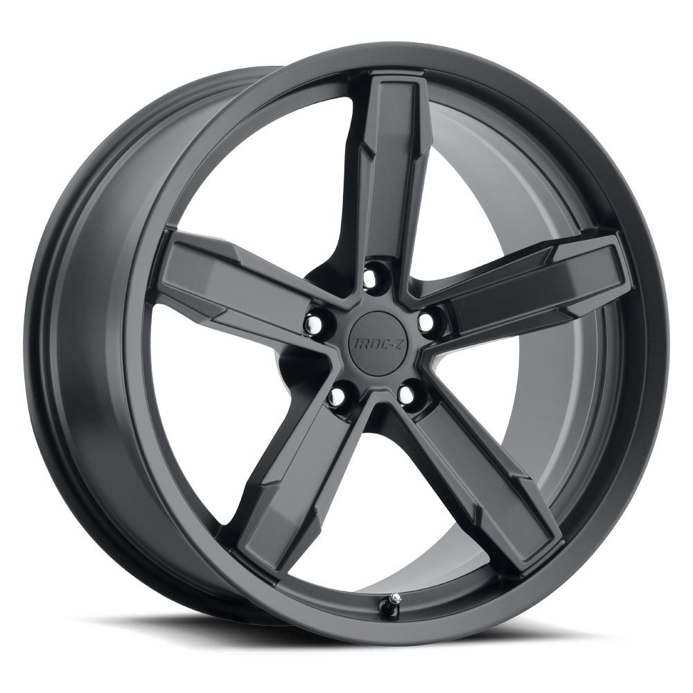 5th and 6th Gen Offsets IROC-Z style Camaro Wheel, Single Wheel, 20"x10" Satin Black Finish, w/Center Cap