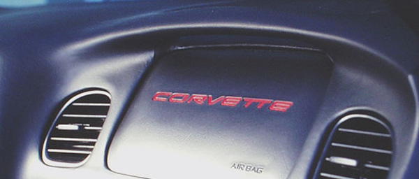 1997-2004 C5 Corvette Decal Letter Set - Passenger Side Air Bag