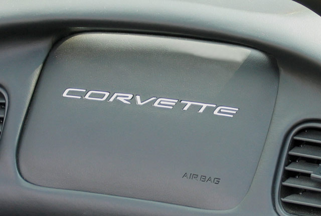 1997-2004 C5 Corvette Dash Air Bag Cyberdine Raised 3D Domed Letters
