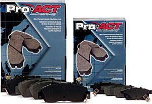 Akebono ProAct Ceramic Disc Brake Pads C5/C6 Corvette Front