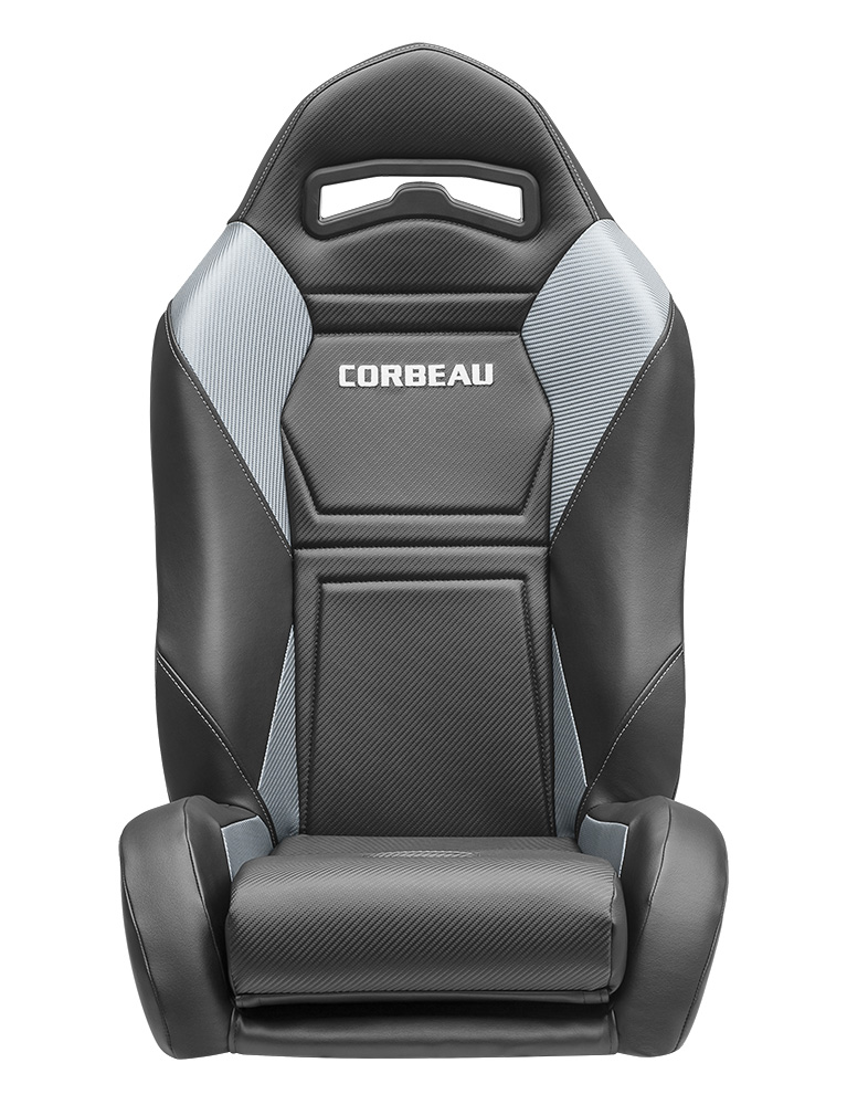 Corbeau Apex Racing Seat, Apex Black / Silver Carbon Fiber Vinyl, AP27290