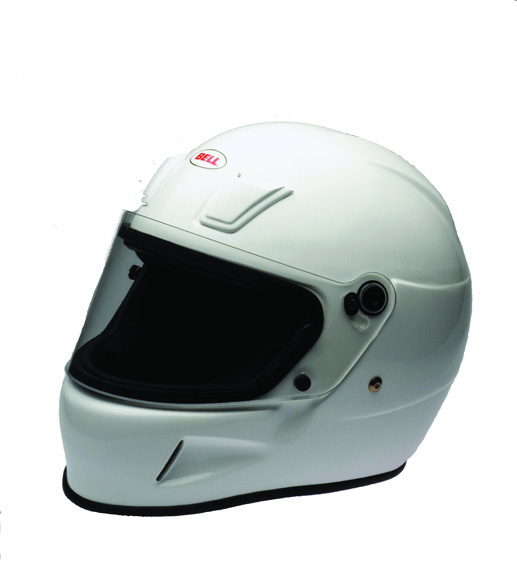 BELL Helmet, Racer Series, BR.1, Snell SA2015, Head and Neck Support Ready, White or Black
