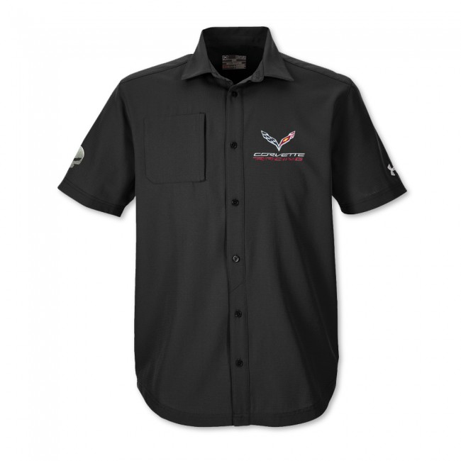 C7 Corvette, Corvette Racing Under Armour Front Button - Black