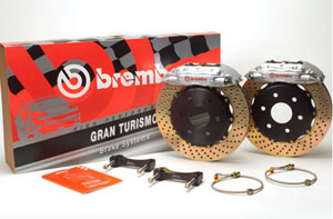 Brembo Brake Kit C6 Corvette, Four Piston 355mm x 32mm 2 Piece