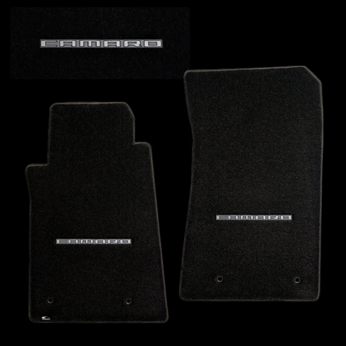 2010+ Camaro Floor Mats (Silver Lettering)