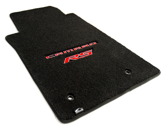 2010 Camaro Ultimat Floor Mats, Embroidered CAMARO and  RS Logos