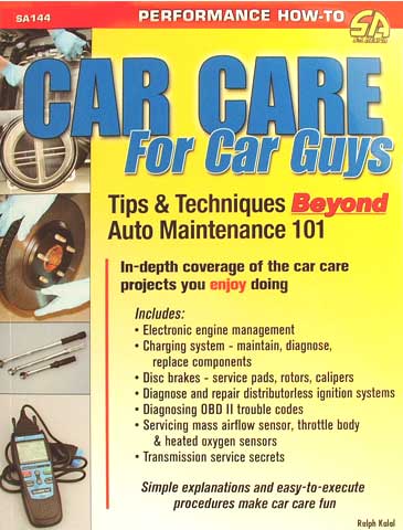 CAR CARE For Car Guys Auto Maintanance 101 Book