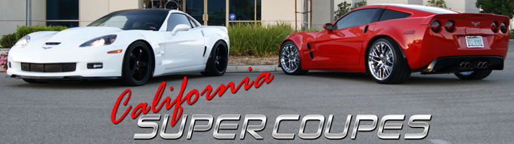 C6 Corvette Extended Wide Body Front Fenders, California Super Coupes